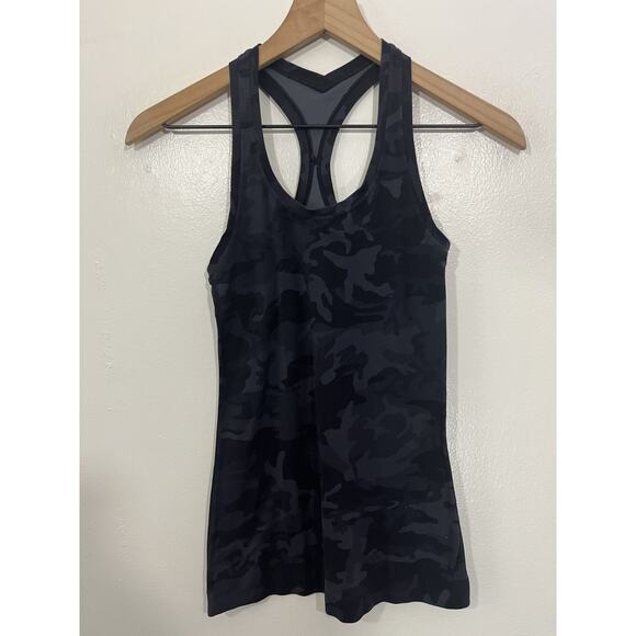 Lululemon Racerback Tank 2XS Yoga Running Workout Hike Camo Pilates Activewear - Picture 1 of 10